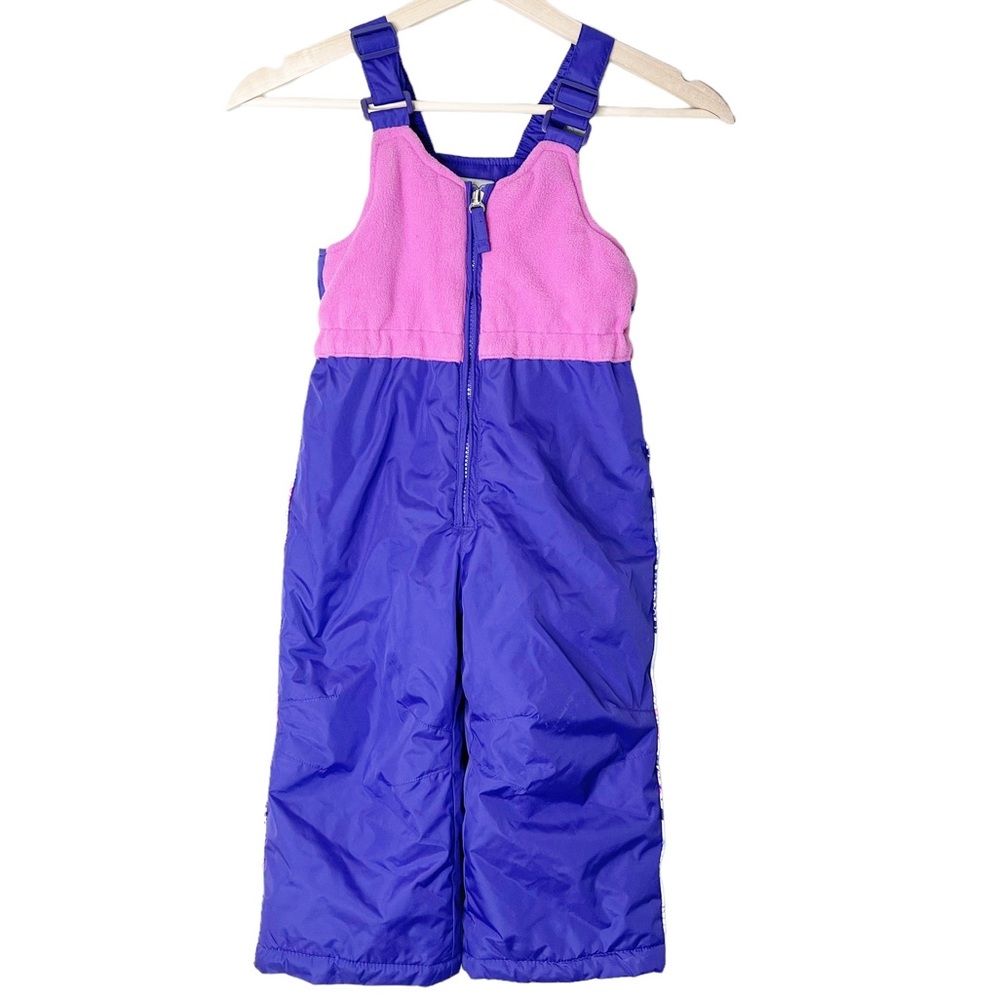 Zero Xposure Toddler Girls Fleece Top Ski Snowboard Bib Overalls